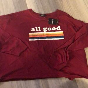 Forever21 burgandy top